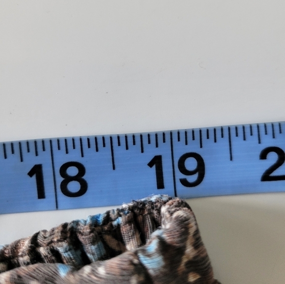 Talbots Woman Tailored Fit Silk Linen Blend Printed Pants Plus Size 14W Brown - Picture 12 of 14